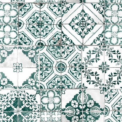 Mediterranean Tile P & S Wallpaper