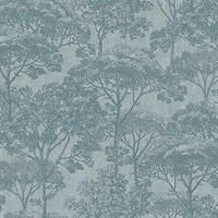 Teatro Blue Trees Wallpaper