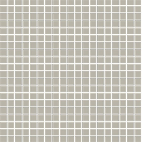 Tessellate Grey Glass Tile Wallpaper