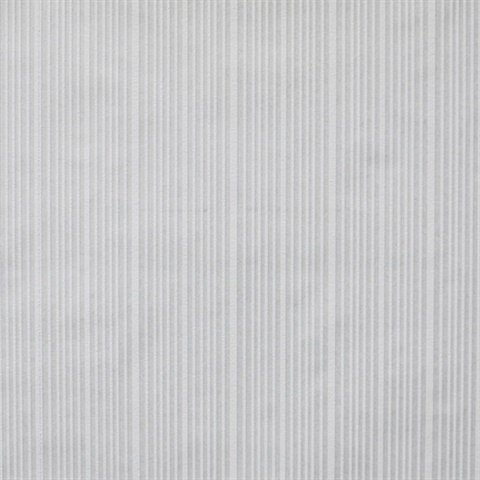 Textured Stripe Paintable Wallpaper - White