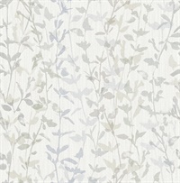 Thea Grey Floral Trail Wallpaper