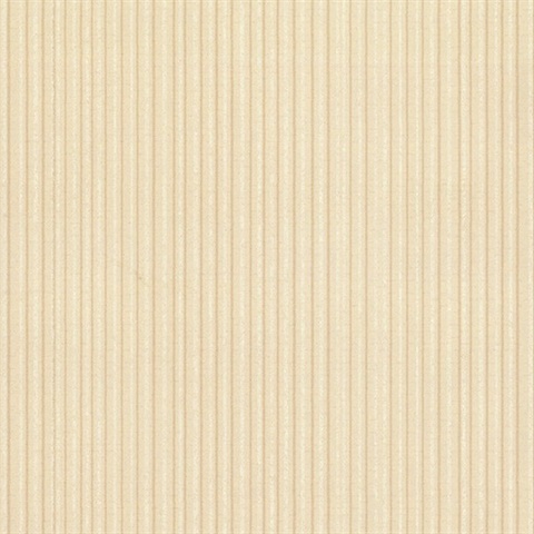 Ticking Stripe Wallpaper - Beige