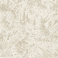 Torquino Off-White Fronds Wallpaper