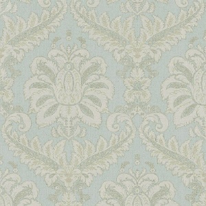Traditional Damask Beige Wallpaper