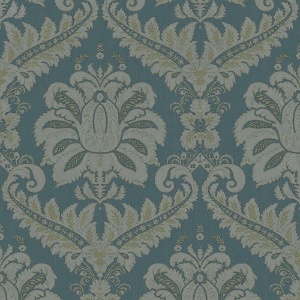 Traditional Damask Beige Wallpaper