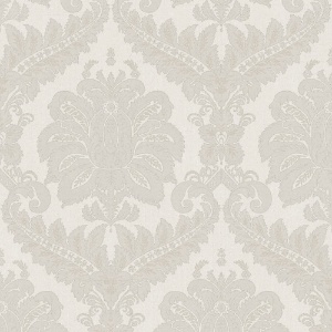 Traditional Damask Beige Wallpaper
