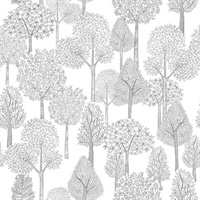Treetops Peel and Stick Wallpaper