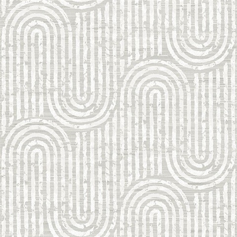 Trippet Bone Zen Waves Wallpaper by Scott Living