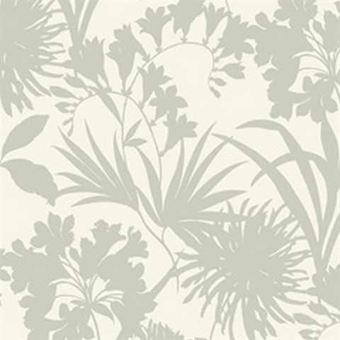 Tropical Floral Silhouettes