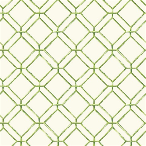 Tropics Diamond Bamboo Wallpaper