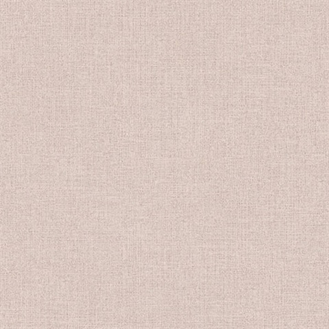 Tweed Pink Faux Fabric Wallpaper