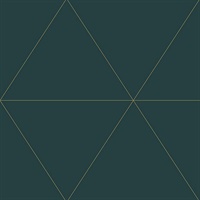 Twilight Indigo Geometric Wallpaper