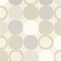 Tybalt Grey Geometric Wallpaper