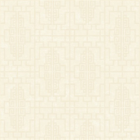 Umaid Neutral Geometric Wallpaper