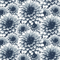 Umbra Indigo Floral Wallpaper