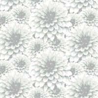 Umbra Light Grey Floral Wallpaper