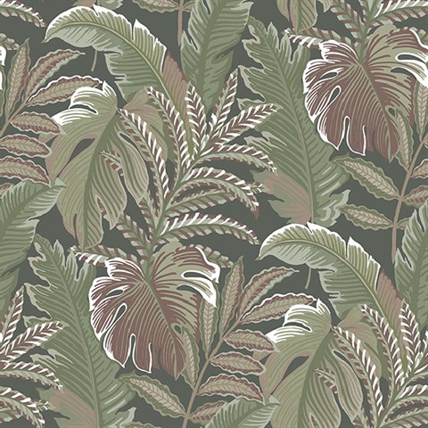 Verdant Multicolor Botanical Wallpaper