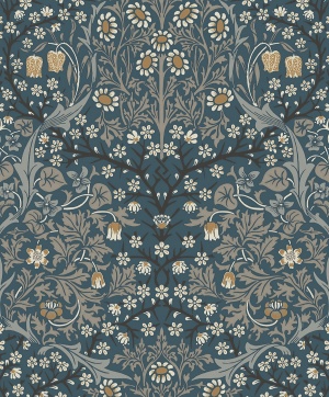Victorian Garden Floral Prepasted Wallpaper