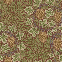 Vine Ruby Woodland Fruits Wallpaper