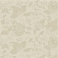 Vittoria Cream Floral Wallpaper