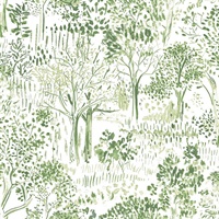Walden Green Forest Wallpaper