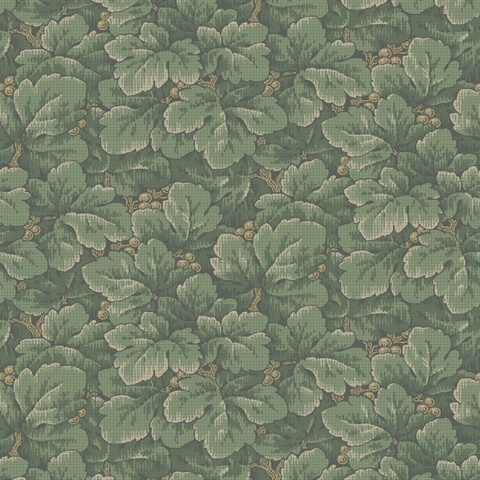 Waldemar Green Foliage Wallpaper