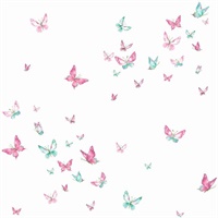 Watercolor ButterfliesWallpaper
