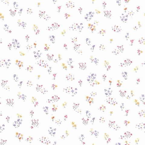 Watercolor Floral BouquetWallpaper