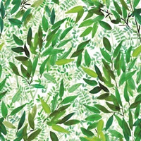 Watercolor Leaves P & S Wallpaper