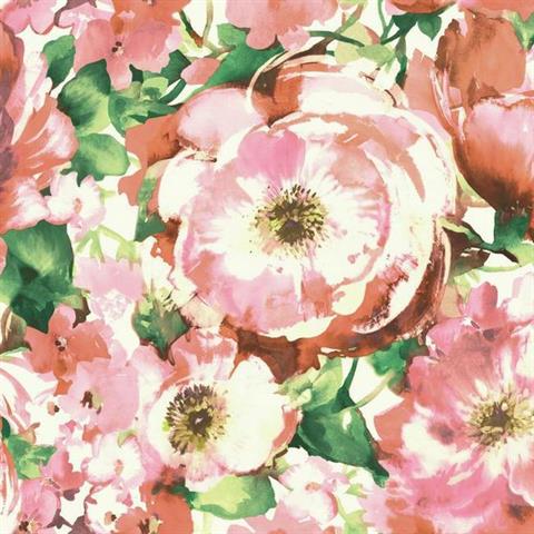 Watercolor Poppy Floral