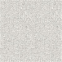 Waylon Light Grey Faux Fabric Wallpaper