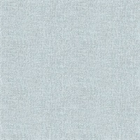 Waylon Blue Faux Fabric Wallpaper