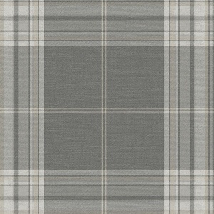 Westley Grey Plaid Wallpaper