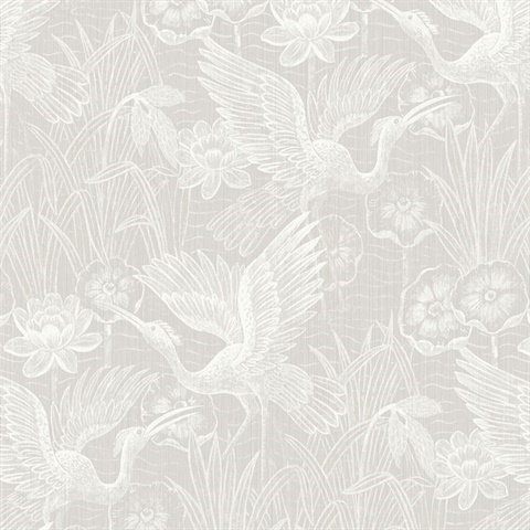 White Heron Floral