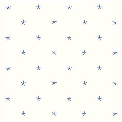 White Sands Blue Starfish Wallpaper