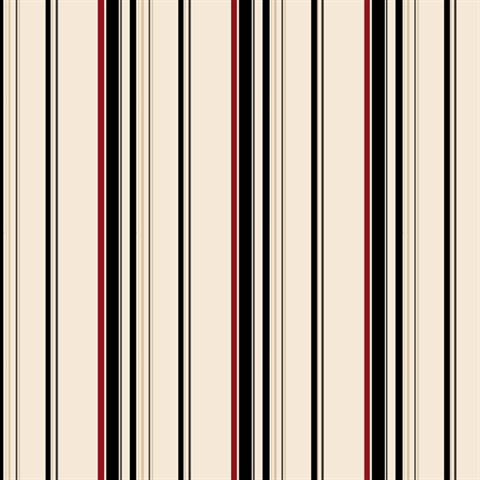 Multi-Stripe Pinstripe Wallpaper