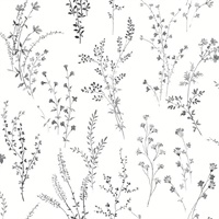 Wildflower Sprigs Wallpaper