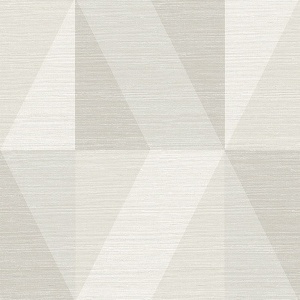 Winslow Slate Geometric Faux Grasscloth Wallpaper