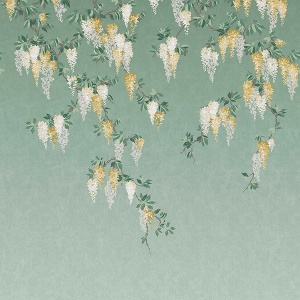 Wisteria Blush Wall Mural