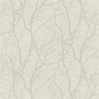 Wiwen Off-White Tree Wallpaper