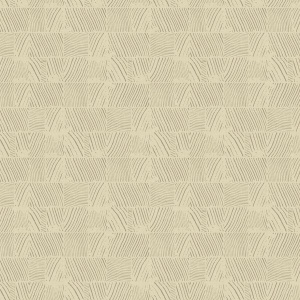 Woodcut Black & Linen Wallpaper