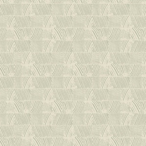 Woodcut Black & Linen Wallpaper