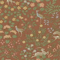 Woodland Floral Peel & Stick Wallpaper