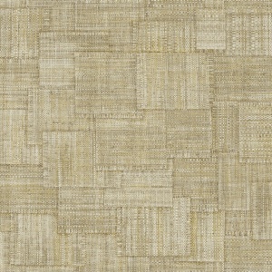 Woven Blocks Beige Wallpaper