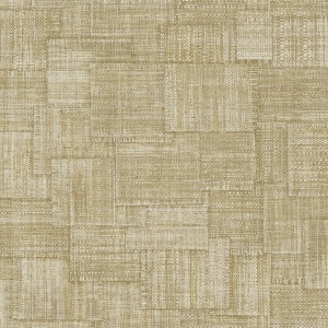 Woven Blocks Beige Wallpaper