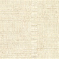 Woven Stripe Wallpaper - Beige