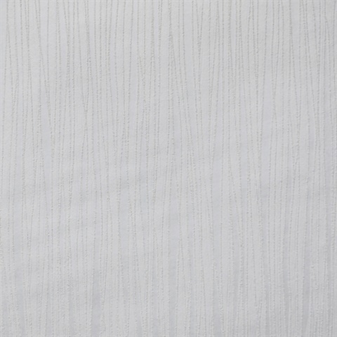 Yarn Strings Paintable Wallpaper - White
