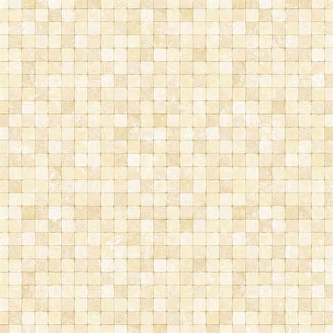 Yellow Textured Tiles Wallpaper