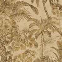 Yubi Brown Palm Trees Wallpaper