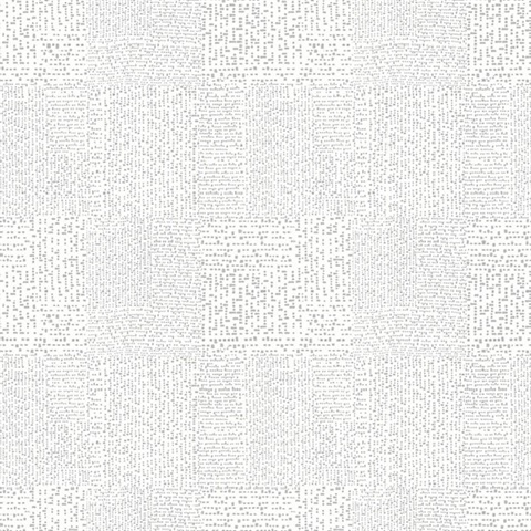 Zenith Silver Abstract Geometric Wallpaper